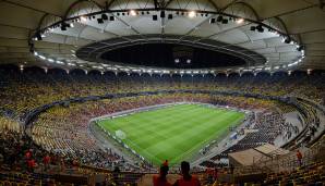 Arena Nationala (Bukarest/Rumänien, 13.750-18.150 Zuschauer = 25-33 Prozent) - EM-Spiele: 1 Achtelfinale, 3 Vorrundenspiele.