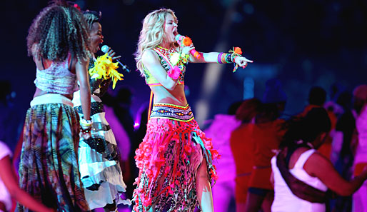 Shakira gab bei der Einweihung des Endspielstadions ihren Hit "Waka, Waka" zum Besten