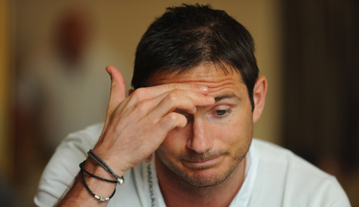 Mittelfeldspieler Frank Lampard fehlt England bei der EM 2012 wegen einer Oberschenkelverletzung
