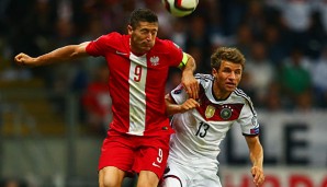 Beim FC Bayern bilden Lewandowski und Müller den Sturm - bei der EM geht's gegeneinander