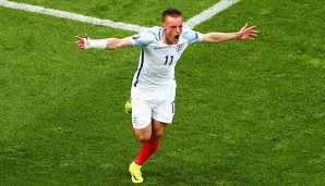 Jamie Vardy erzielte gegen Wales den Ausgleich für England