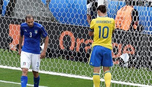 Zlatan Ibrahimovic gelang gegen Italien nur wenig