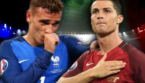 Direktes Duell zu EM-Stars: Cristiano Ronaldo (r.) gegen Antoine Griezmann