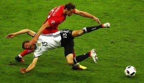 Thomas Müller wartet noch immer auf sein erstes Tor bei Europameisterschaften