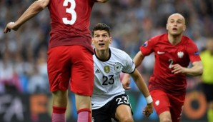 Mario Gomez spielte gegen Polen wieder nicht von Beginn an