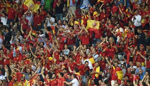 Die Mehrheit der spanischen Fans fällt bei der EM positiv auf