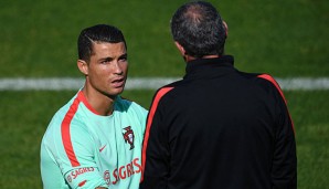 Cristiano Ronaldo arbeitet im Training intensiv mit Fernando Santos zusammen