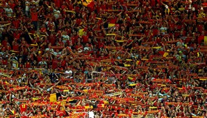 Die belgischen Fans füllten die Stadien bereits in den bisherigen Spielen