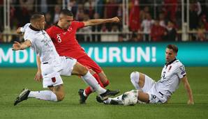 Albanien verlor gegen die Türkei mit 0:1.