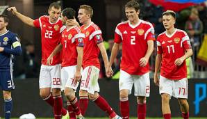 Die russische Nationalmannschaft muss um die Teilnahme an der kommenden EM bangen.