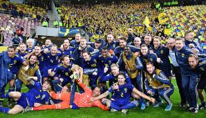 Schweden bezwang Rumänien mit 2:0.