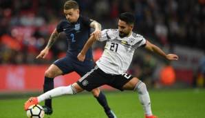 Deutschland und England trafen zuletzt 2017 in einem Länderspiel aufeinander.