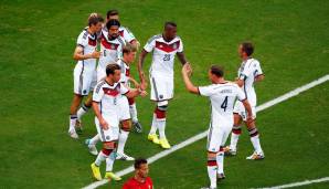 Auf dem Weg zum WM-Titel 2014 traf die deutsche Mannschaft das letzte Mal auf Portugal (4:0 gewonnen).