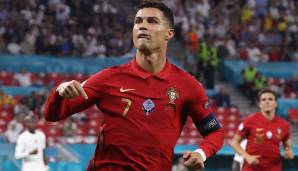 Cristiano Ronaldo führte Portugal mit insgesamt fünf Toren ins EM-Achtelfinale.