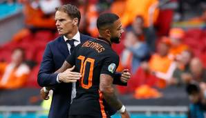 Platz 3 - NIEDERLANDE: Zugegeben: Die Gruppe mit der Ukraine, Österreich und Nordmazedonien war schwach, doch 9 Punkte sprechen für sich. Mit de Ligt defensiv eine Bank, vorne richten es Depay, Wijanldum und Co. In ihrer Hälfte der Favorit aufs Finale.