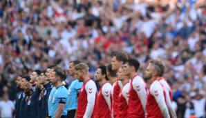 Die dänischen Spieler wurden bei der Hymne ausgepfiffen.