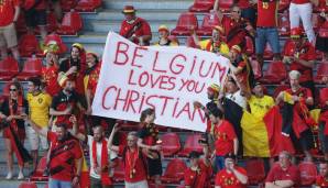 "Belgien liebt Dich, Christian", hieß es von den mitgereisten Anhängern.