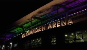 Die Volkswagen Arena in Wolfsburg.