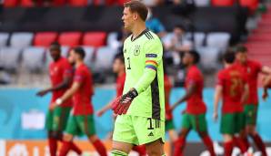 DEUTSCHLAND - MANUEL NEUER: Beim 0:1 und auch 2:4 machtlos, sonst gar nicht gefordert, weil Sanches' Kracher an den Pfosten klatschte. Note: 3,5.