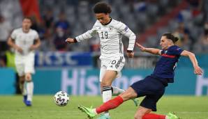 Leroy Sane (FC Bayern München): Konnte gegen Frankreich zwar auch nicht glänzen, dürfte aber dennoch den Vorzug vor Kai Havertz erhalten, um seine Geschwindigkeit gegen Portugal auszuspielen. Aber auch Timo Werner ist nicht aus dem Rennen ...