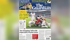 The Guardian (England): "Wie aus einem Traum erwachen und in ein ungewohntes Licht tauchen. Nun, das kam unerwartet. In einer grauen, stürmischen und zunehmend wilden Nacht im Wembley-Stadion haben Englands Fußballer etwas Neues getan."