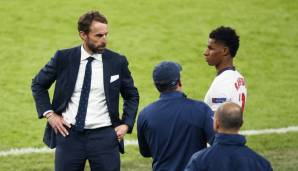 MARCUS RASHFORD: Auch ihn brachte Southgate erst kurz vor dem Elfmeterschießen, auch er scheiterte. Keine Bewertung.