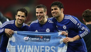 Fabregas und Costa sind seit 2014 Kollegen bei Chelsea