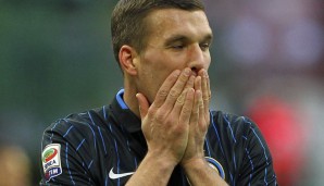 Lukas Podolski kam im Winter vom FC Arsenal zu Inter Mailand