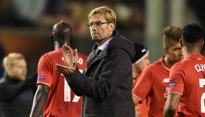 Jürgen Klopp und sein FC Liverpool kamen in der Europa League nicht über ein Remis hinaus