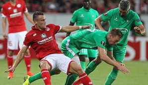 Mainz 05 und der AS St.-Etienne lieferten sich im Hinspiel einen harten Fight