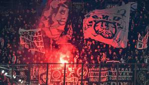 Eintracht Frankfurt droht nach dem Pyro-Abrennen Ärger.