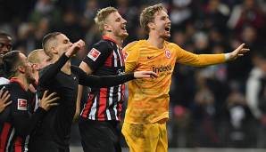 In der Bundesliga hatte die Eintracht gegen Leverkusen zuletzt allen Grund zum Jubeln.