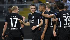 Eintracht Frankfurt muss in der Europa League gegen Standard Lüttich ran.