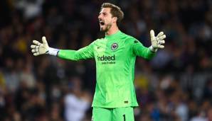 Kevin Trapp spielt heute mit Eintracht Frankfurt in der Europa League bei West Ham United.