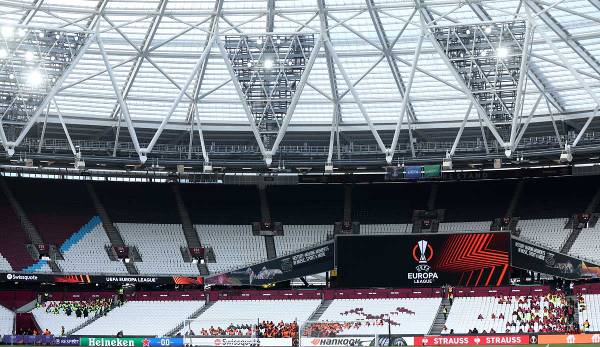 Im London Stadium findet das Hinspiel zwischen West Ham United und Eintracht Frankfurt statt.