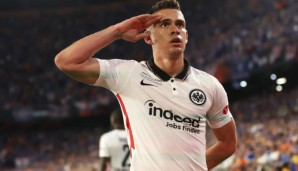 Platz 40: RAFAEL SANTOS BORRE (Eintracht Frankfurt) - 44 Pflichtspiele, 12 Tore, 7 Vorlagen