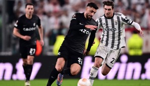 Vincenzo Grifo und der SC Freiburg konnten in der ersten Halbzeit nicht einen Torschuss gegen Juventus Turin landen.