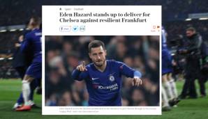 Telegraph (England): "Eden Hazard steht auf, um für Chelsea gegen ein unverwüstliches Eintracht Frankfurt abzuliefern"