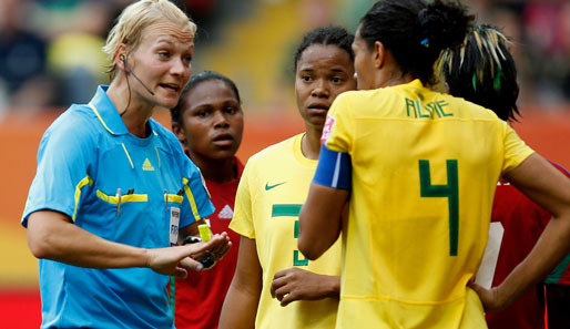 Bibiana Steinhaus leitete bisher zwei Partien bei der Frauen-WM 2011