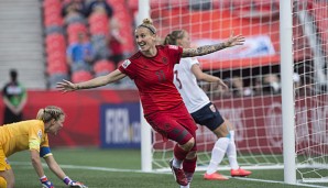 Anja Mittag führt mit vier Toren die Torschützenliste der WM 2015 in Kanada an