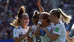 Deutschland steht souverän im Viertelfinale der Frauen-WM in Frankreich.