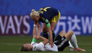 Das DFB-Team scheiterte bei der WM 2019 im Viertelfinale an Schweden.