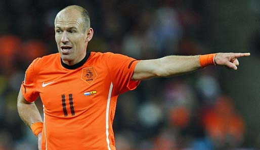 Arjen Robben landete bei der WM 2010 in Südafrika mit der Elftal auf Rang zwei