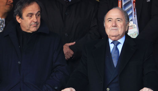 Michel Platini ist weiterhin fest vom FIFA-Präsidenten Sepp Blatter überzeugt