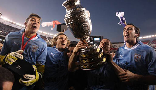 Die Freude nach dem Copa-America-Triumph kannte bei Uruguay keine Grenzen