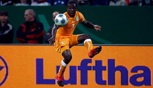 Arthur Boka vom VfB Stuttgart wird mit der Elfenbeinküste zum Afrika Cup fahren