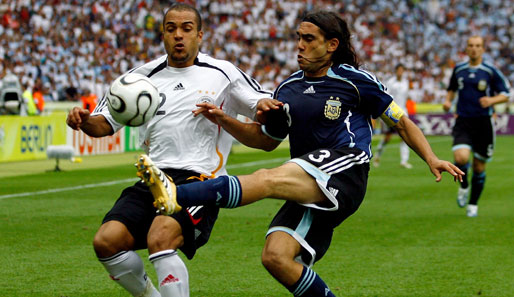 Bei der WM 2006 schlug David Odonkor (l.) die Flanke zum Siegtor gegen Polen