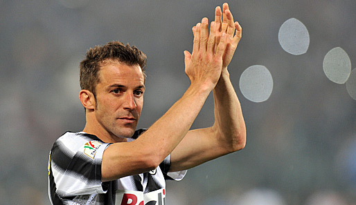 Alessandro Del Piero spielte seit 1993 bisher während seiner gesamten Profilaufbahn für Juventus