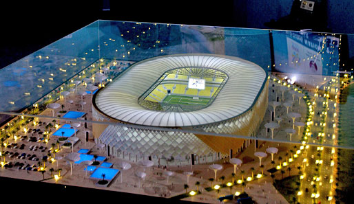 Noch sind die WM-Stadien in Katar größtenteils fertige Modelle - soll hier die "Traumliga" stattfinden?