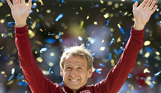 Jürgen Klinsmann konnte seinen ersten Titel mit der Nationalmannschaft der USA feiern